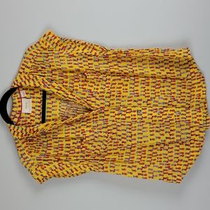 Anthropologie Maeve Picnic Pineapple Blouse size M